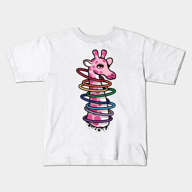 I Dream of Hula Hooping Kids T-Shirt by JenniferSmith